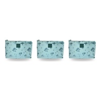 Tender Love + Carry Teal Mushroom Daisy Holdall Wash Bag 28 x 19 x 10 cm Pack of 3