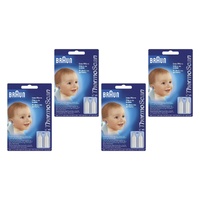 Braun ThermoScan IR Ear Thermometer Lens Filters 40 Pack Bundle of 4