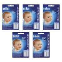 Braun ThermoScan IR Ear Thermometer Lens Filters 40 Pack Bundle of 5