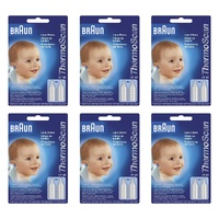 Braun ThermoScan IR Ear Thermometer Lens Filters 40 Pack Bundle of 6