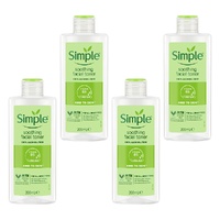 Simple Kind To Skin Soothing Facial Toner 200mL Pack of 4