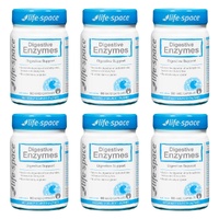Life-Space Digestive Enzymes 60 Capsules Pack of 6