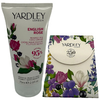 Yardley English Rose Nourishing Hand & Nail Cream 75ml Notepad Pack