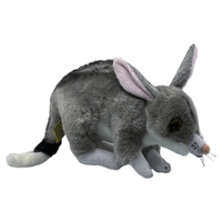 Bocchetta Plush Toys "Benny" Bilby Stuffed Animal Benny Grey Standing 28cm