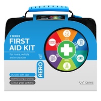 AERO Aerokit 3 Series Black First Aid Kit