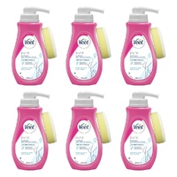 Veet Pure In Shower Hair Removal Cream 400mL Pack of 6