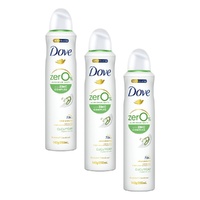 Dove Women Deodorant 0% Aluminium Salts Cucumber & Green Tea 250mL Pack of 3