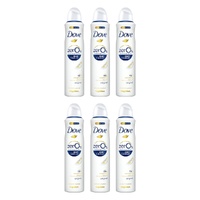 Dove Women Deodorant 0% Aluminium Salts Original 250mL Pack of 6