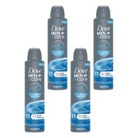 Dove Men+Care 0% Aluminium Aerosol Clean Comfort 250mL Pack of 4