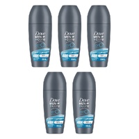Dove Men+Care 0% Aluminium Roll-On Clean Comfort 50mL Pack of 5