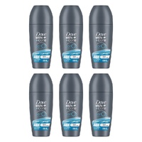 Dove Men+Care 0% Aluminium Roll-On Clean Comfort 50mL Pack of 6