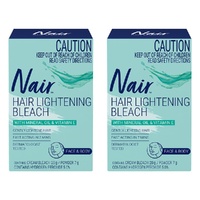 Nair Cream Hair Bleach for Face & Body Pack of 2