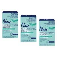 Nair Cream Hair Bleach for Face & Body Pack of 3