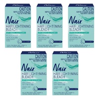 Nair Cream Hair Bleach for Face & Body Pack of 5