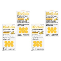 BioGaia Protectis Baby Probiotic Drops with Vitamin D 5mL Pack of 4