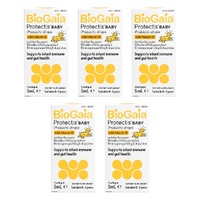 BioGaia Protectis Baby Probiotic Drops with Vitamin D 5mL Pack of 5