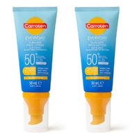 Carroten Everyday SPF50+ Suncare Face Lotion 50mL Pack of 2