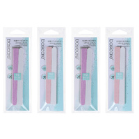 Basicare Emery Boards 10 Pack 115mm Double Sided Nail Filing Tools x 2