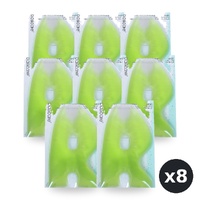 Basicare Hot Cold Soothing Eye Gel Mask for Puffy Eyes Sinus and Headache Relief Pack of 8