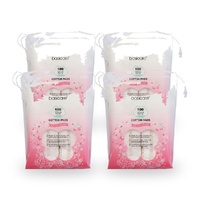 Basicare 100-Piece Thin Cotton Pads Value Pack Pack of 4