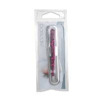 Basicare Slant Tip Crack Tweezer Magenta 9cm