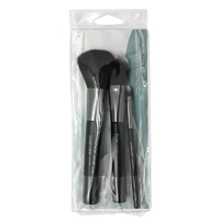 Basicare 3-Piece Make Up Brushes Cosmetic Tool Kit