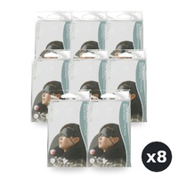 Basicare Travel Sleeping Kit with Neck Pillow Eye Mask and Ear Plugs Pack of 8