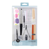 Basicare Professional Quality Manicure Set with 22 Pieces