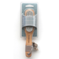 Basic Care Pedicure Brush Natural Bristles With Pumice Stone