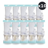 Basicare Back Strap Loofah Towelling Exfoliating Shower Body Scrub Pack of 10