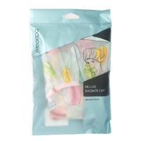 Basic Care Deluxe Shower Cap Macaron One Size Fits All