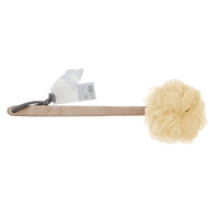 Basicare Natural Mesh Sponge With Wooden Handle