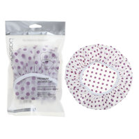 Basicare Premium Shower Cap Peva Purple Spots