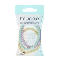 Basicare Pastel Elastic Hair Bands 3 Pack