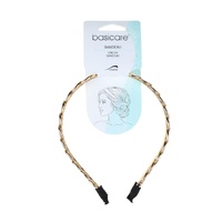 Basicare Bandeau Headband Gold Chain Link
