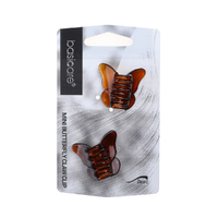 Basicare Shell Mini Butterfly  Claw Hair Clip Pack Of 2