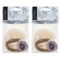 Basicare Bun Styler Kit Blonde S/M Hair Elastic And Bobby Pins Secure Hold x 2