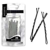 Basic Care Bobby Medium Black Hair Pin Set of 36 6.2cm