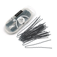 Basicare Hair Pins Black Large 7.5cm 24pc Ball Tip 