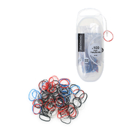 Basicare Elastic Hair Bands Mix Colour Mini Pack Of 100