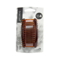 Basicare Side Comb Four Pack Brown