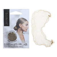 Basicare Invisible Nylon Hair Net Blonde Pack Of 2 
