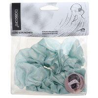 Basicare Soft And Comfortable Scrunchie Luxe Large Aqua