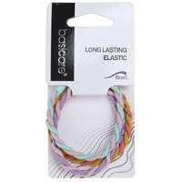 Basicare Elastic Hair Bands Long Lasting 3pk Twisted