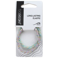 Basicare Elastic Hair Bands Long Lasting 2pk Plaited