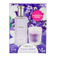 Yardley English Lavender Gift Set 50ml Eau De Toilette and Lavender Candle