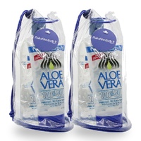 Fruit Of The Earth Aloe Vera Gel Moisturising Skin Care 170g + 340g Pack of 2