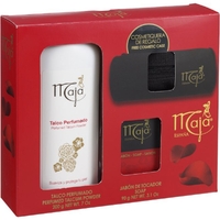Maja Perfumed Talcum Powder 200g & Soap 90g with Free Cosmetic Case