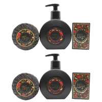 Maja Perfumed Soap Trio Set 250ml Liquid Soap, 100g Round Bath Soap, 50g Hand Soap x 2