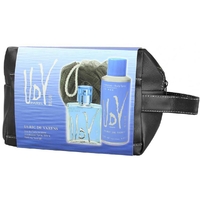 Ulric De Varens Blue EDT Deodorant Spray Netting Sponge Wetpack Men Gift Pack